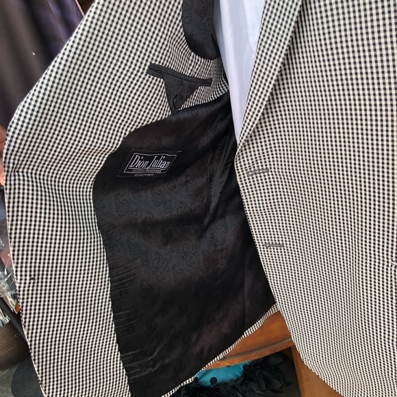 Houndstooth Blazer single breasted two button. - Picture 4 of 5